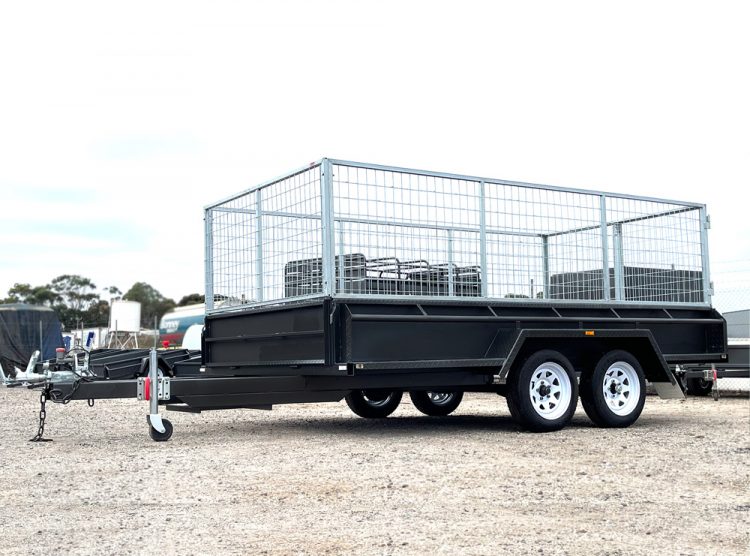 12x6 High Sides Tandem Axle Cage Trailer for Sale Wagga NSW