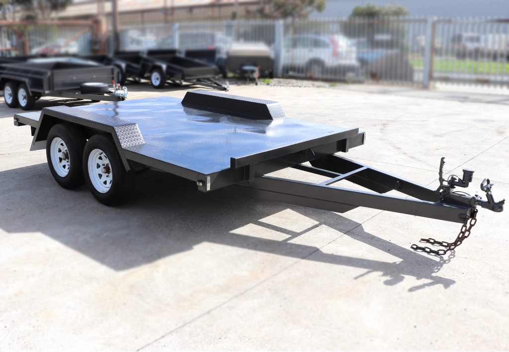 14x6'6 Semi Flat Top Car Carrier Trailer for Sale - 7ft Ramps | Wagga ...