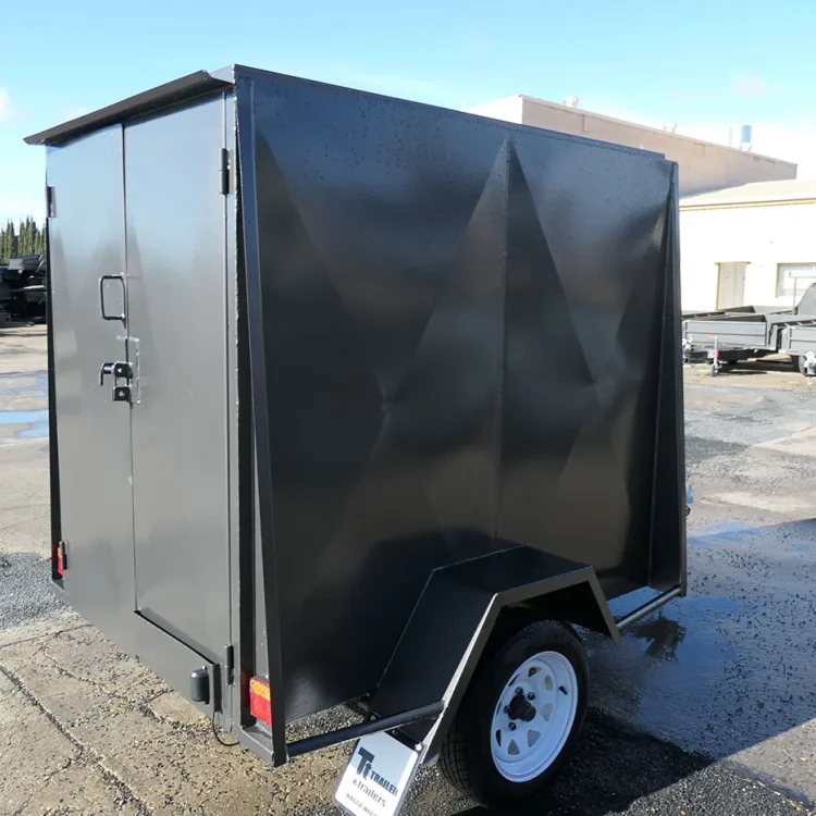 6x4 fully enclosed van trailer 5ft high 2