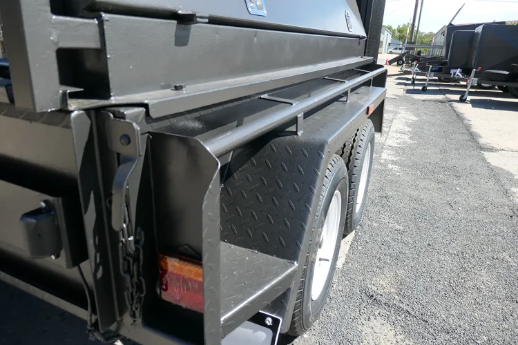 8x5 BSpec Tradesman Trailer with Compressor Box and Rear Lift Up Door 7