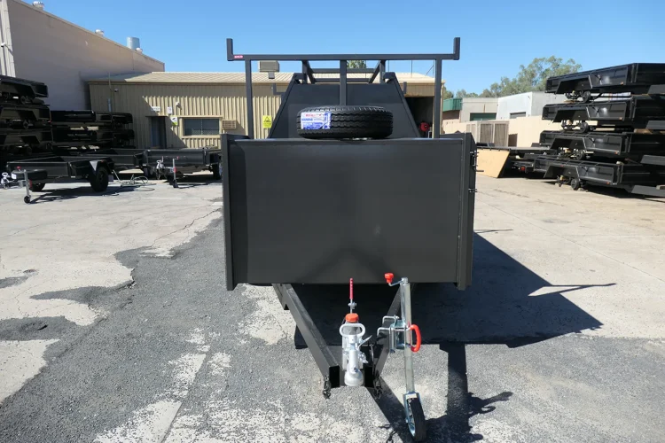 8x5 BSpec Tradesman Trailer with Compressor Box and Rear Lift Up Door 9