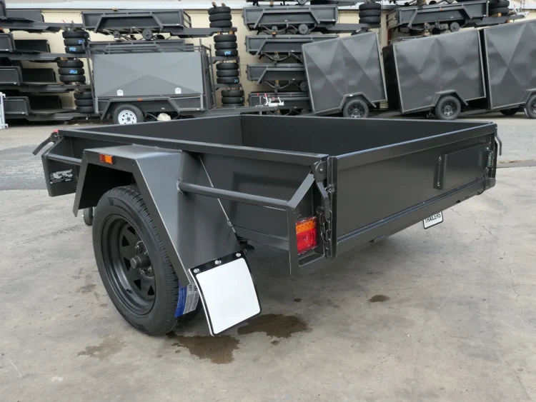 6x4 commercial heavy duty single axle box trailer wagga wagga 2