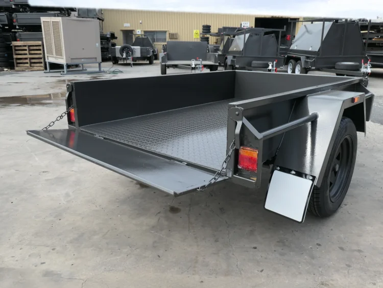 6x4 commercial heavy duty single axle box trailer wagga wagga 4