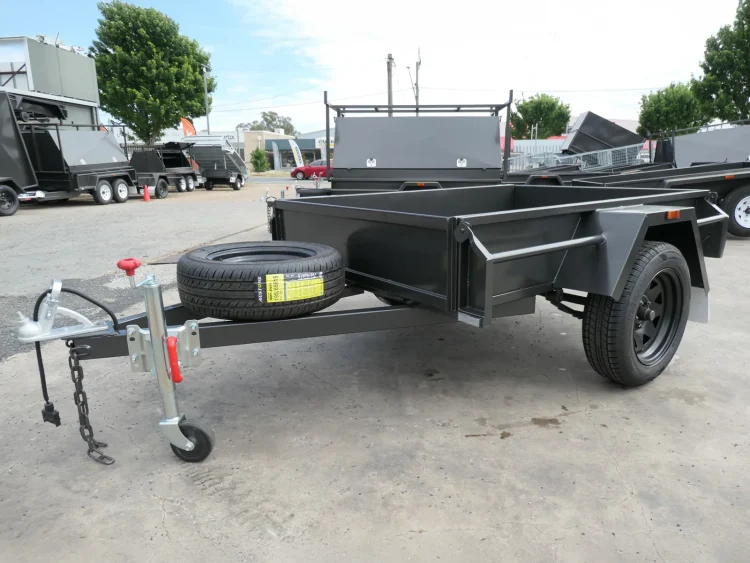 6x4 commercial heavy duty single axle box trailer wagga wagga