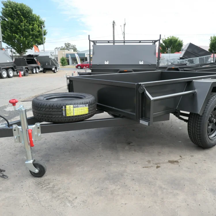 6x4 commercial heavy duty single axle box trailer wagga wagga