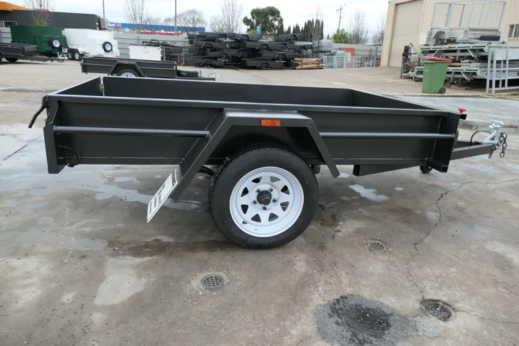 7x4 Single Axle Medium Duty Box Trailer 2