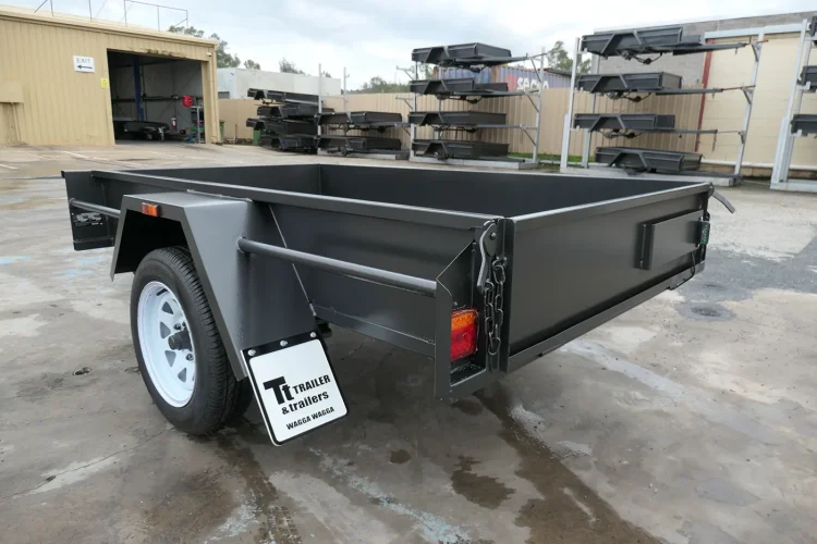 7x4 Single Axle Medium Duty Box Trailer 5