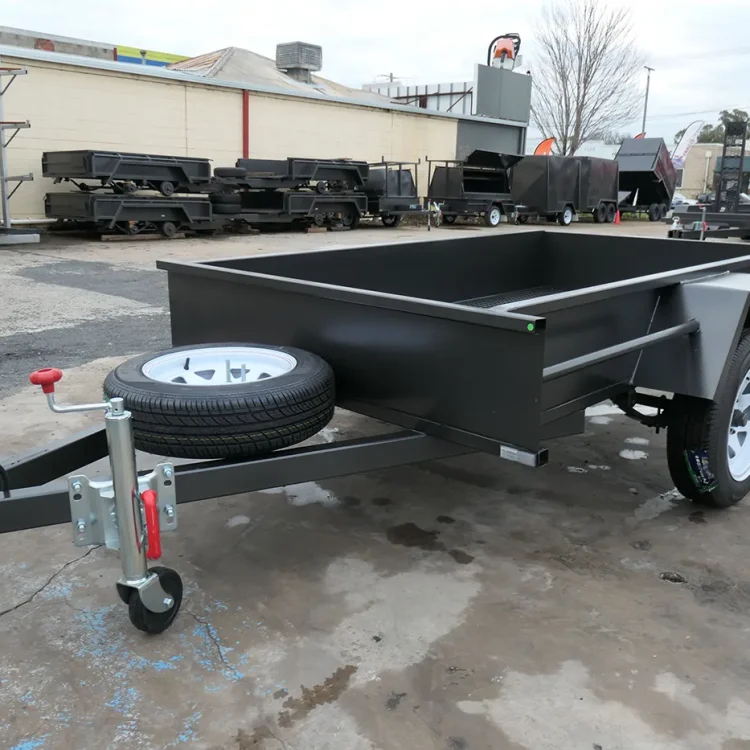 7x4 Single Axle Medium Duty Box Trailer 9