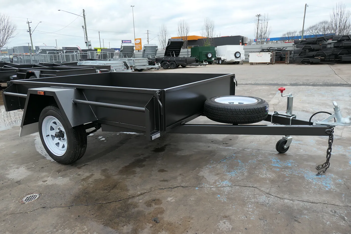 7x5 single axle domestic duty trailer wagga wagga 2