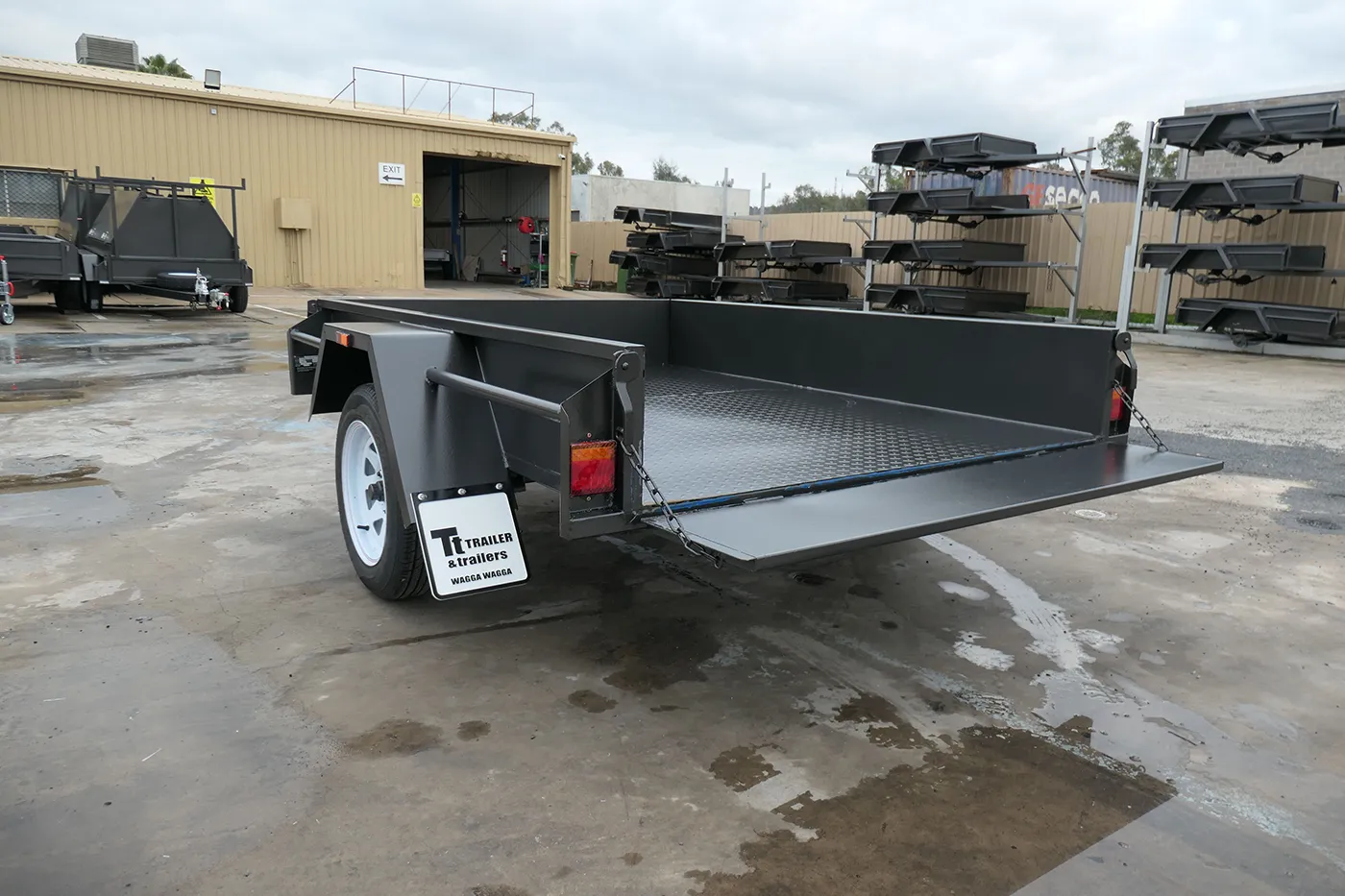 7x5 single axle domestic duty trailer wagga wagga 5