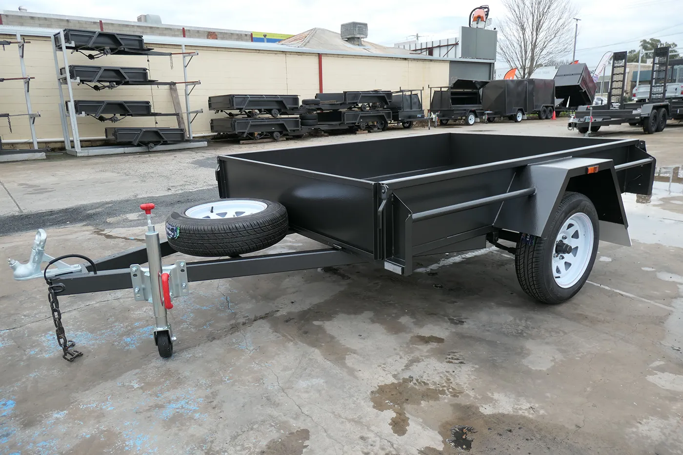 7x5 single axle domestic duty trailer wagga wagga 9