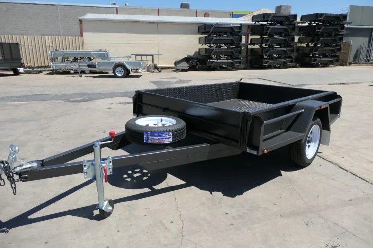 7x5 heavy duty full checkerplate trailer wagga wagga 1
