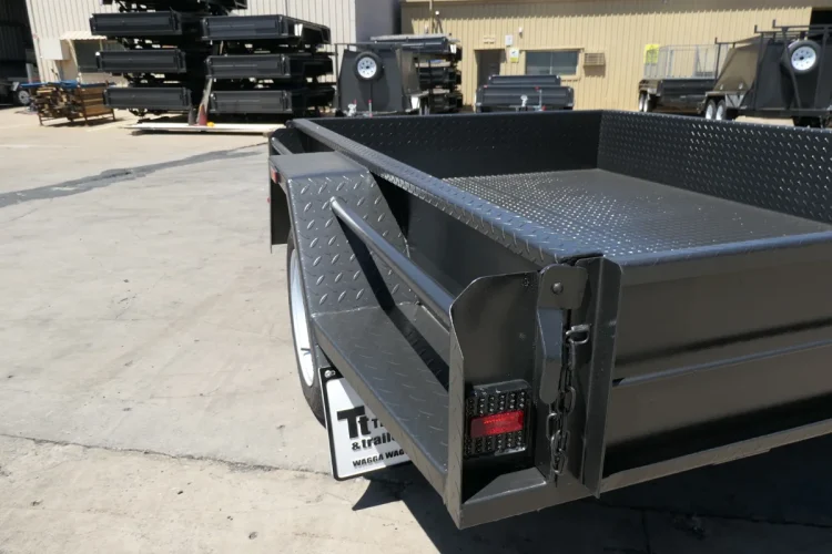 7x5 heavy duty full checkerplate trailer wagga wagga 4