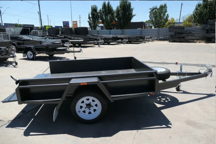 7x5 heavy duty full checkerplate trailer wagga wagga 7