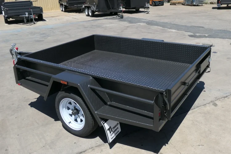 7x5 heavy duty full checkerplate trailer wagga wagga