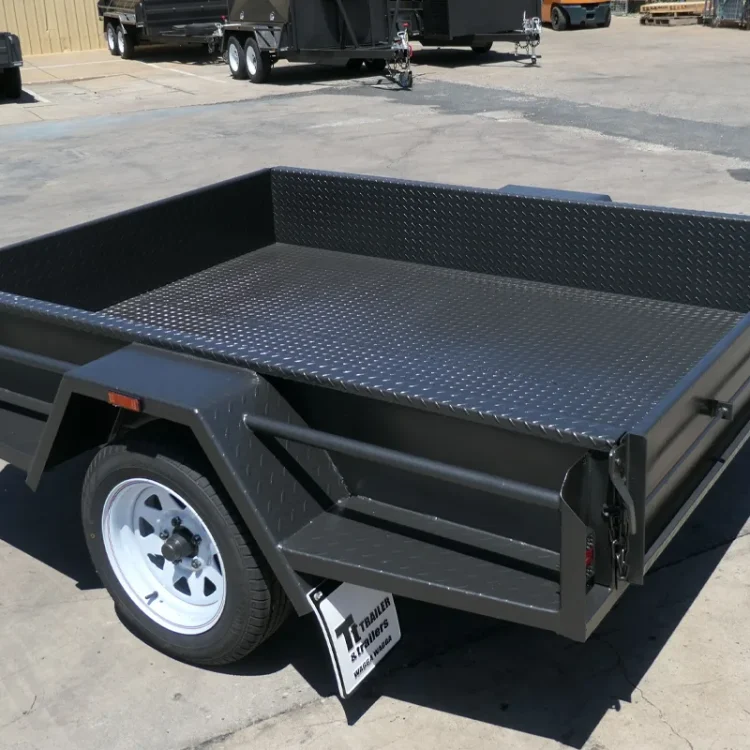 7x5 heavy duty full checkerplate trailer wagga wagga