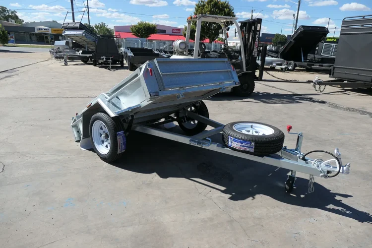 6x4 galvanised single axle10
