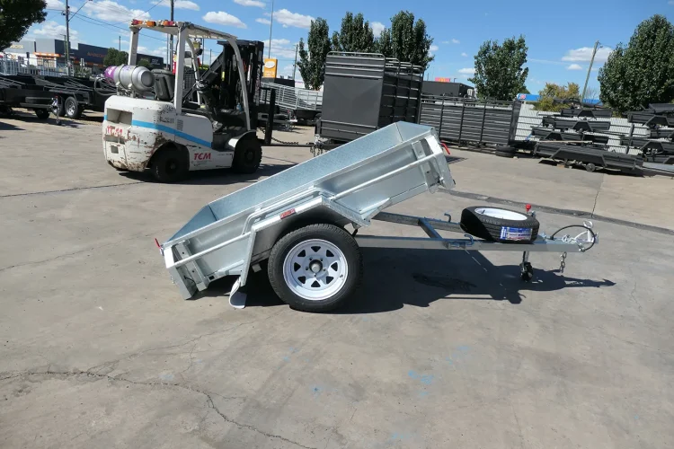 6x4 galvanised single axle11