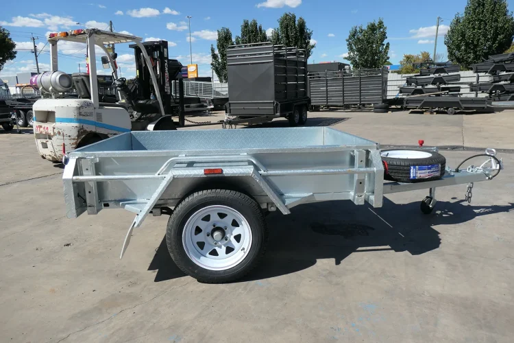 6x4 galvanised single axle2