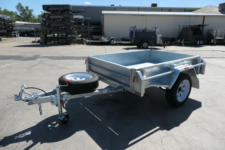 6x4 galvanised single axle9