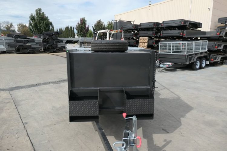 6x4 Mower box trailer 2ft cage 7