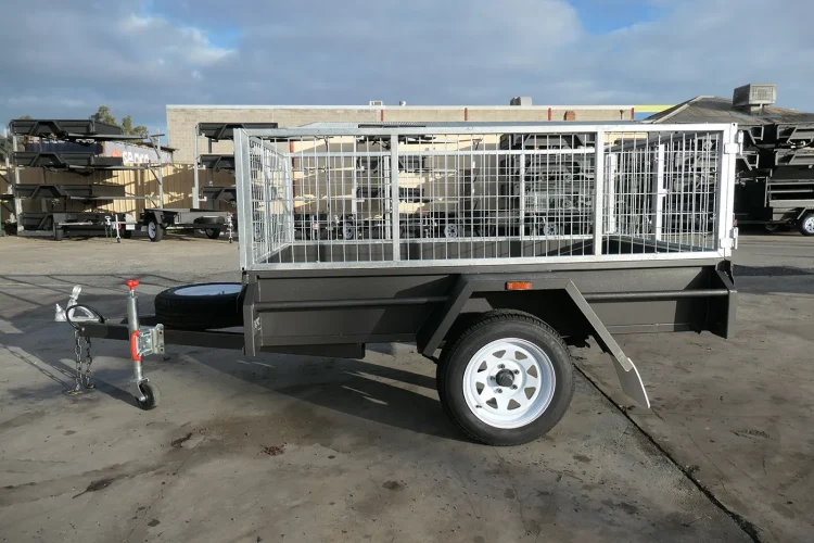 7x4 heavy duty 2ft cage trailer for sale2