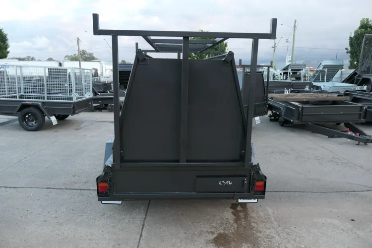 7x4 heavy duty Single axle tradesman trailer 5