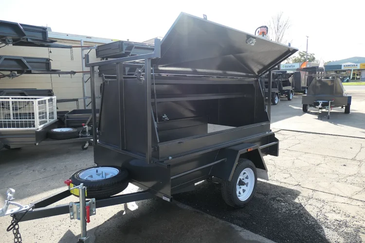 7x4 medium duty tradie top trailer 750mm tradesman top 3