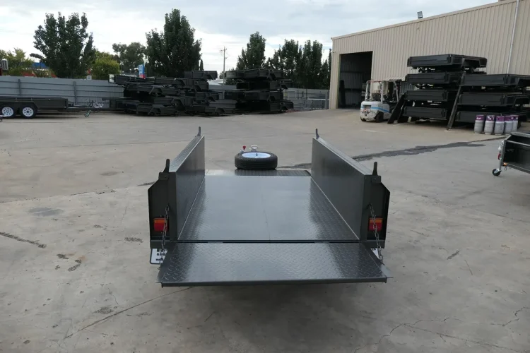 7x4 Commercial Heavy Duty | High Sides | Full Checker Plate Single Axle Box Trailer for Sale Wagga NSW - Image 3