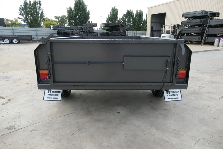 7x4 single axle full checkerplate trailer wagga wagga3