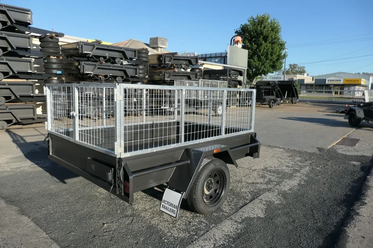 7x5 single axle cage trailer for sale wagga wagga 10