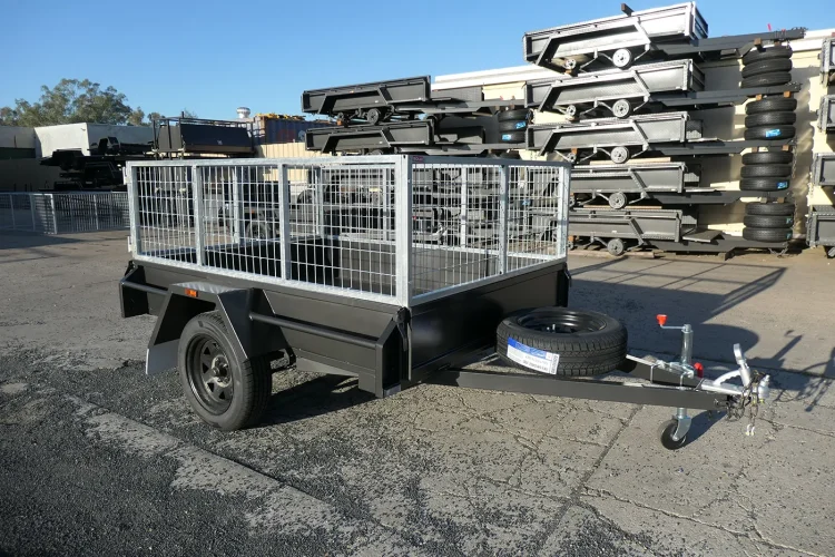 7x5 single axle cage trailer for sale wagga wagga 12
