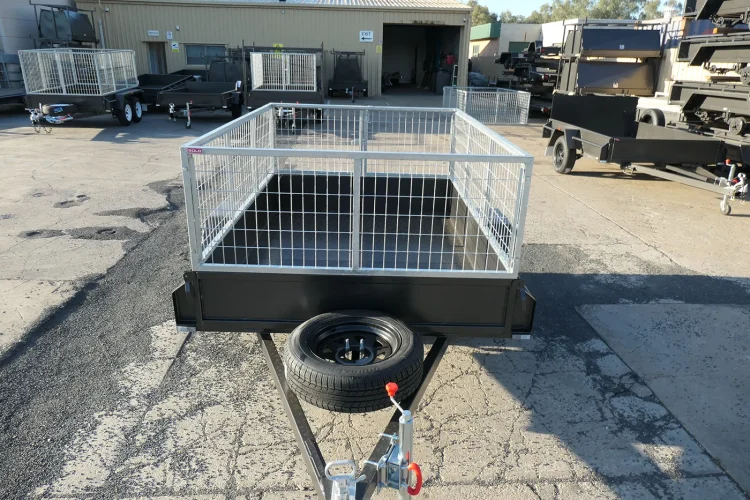 7x5 single axle cage trailer for sale wagga wagga 5
