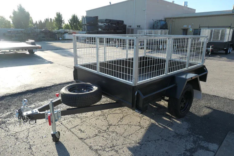 7x5 single axle cage trailer for sale wagga wagga 6