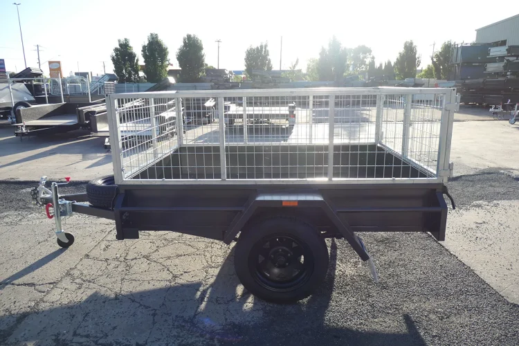 7x5 single axle cage trailer for sale wagga wagga 7