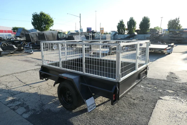 7x5 single axle cage trailer for sale wagga wagga 8