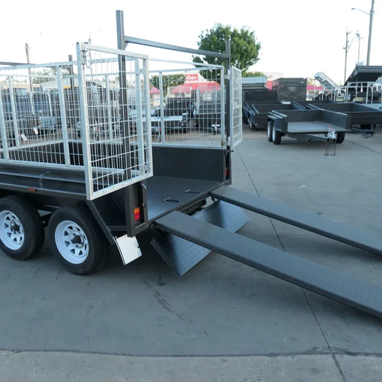 8x5 HD All Purpose Trailer Cage Rack Ramps Wagga Wagga