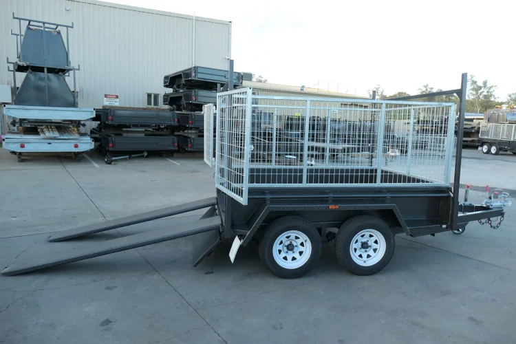 8x5 HD All Purpose Trailer Cage Rack Ramps Wagga Wagga 3