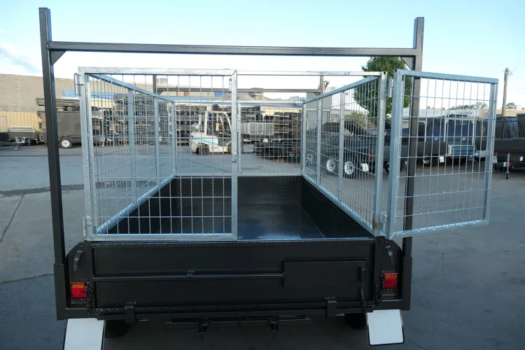 8x5 HD All Purpose Trailer Cage Rack Ramps Wagga Wagga 7