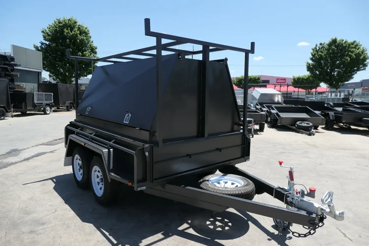 8x5 Tandem Tradesman Trailer with 900mm Tradie Top 1