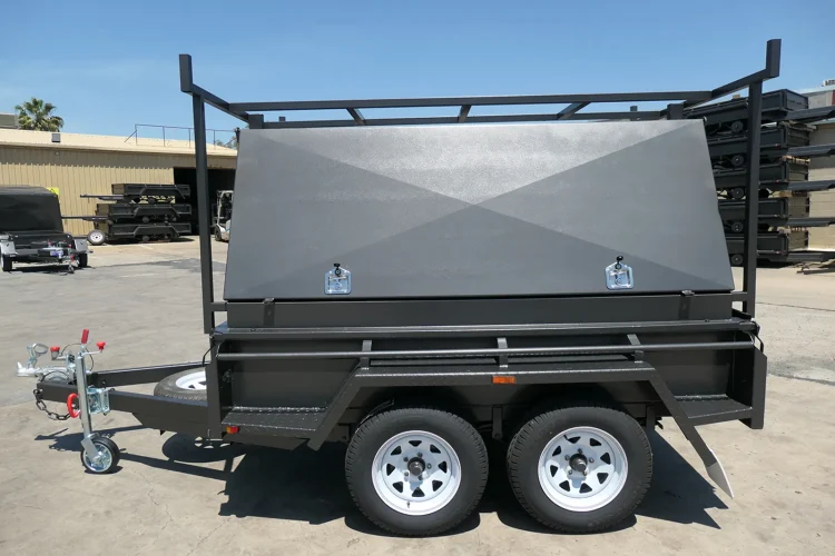 8x5 Tandem Tradesman Trailer with 900mm Tradie Top 3