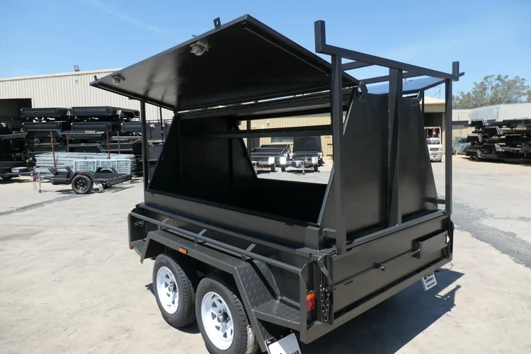 8x5 Tandem Tradesman Trailer with 900mm Tradie Top