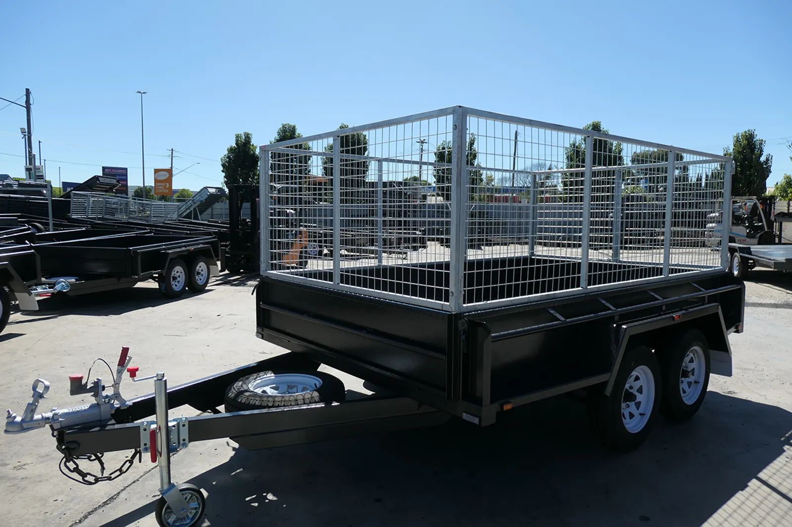 10x5 Cage Trailer Slide Under Ramps Sale Wagga Wagga NSW - 1