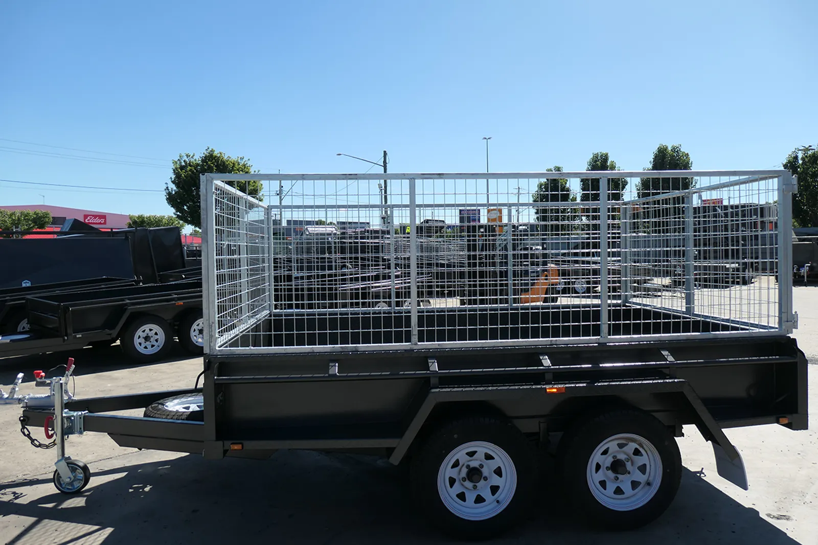 10x5 Cage Trailer Slide Under Ramps Sale Wagga Wagga NSW - 2