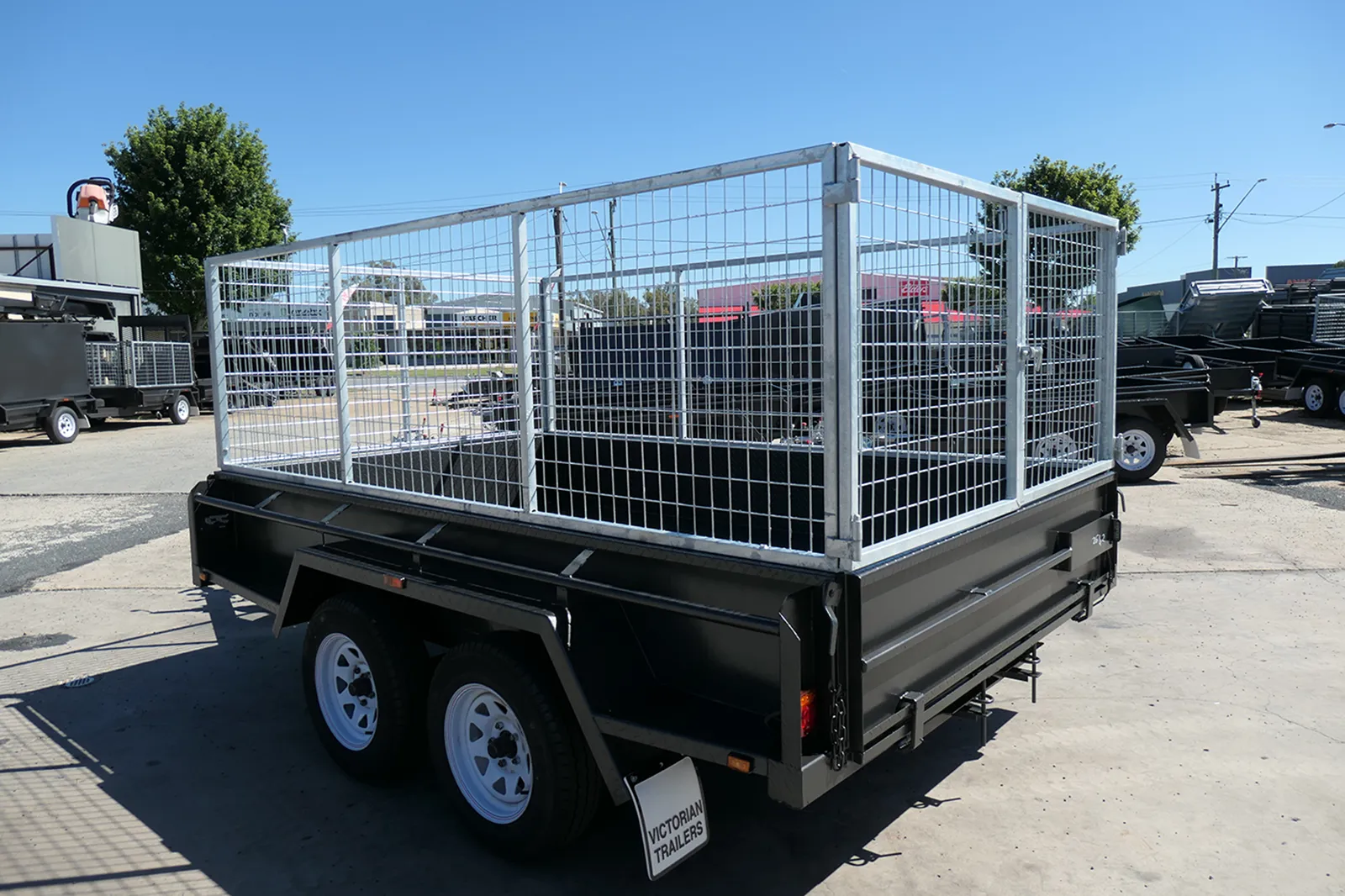 10x5 Cage Trailer Slide Under Ramps Sale Wagga Wagga NSW - 3