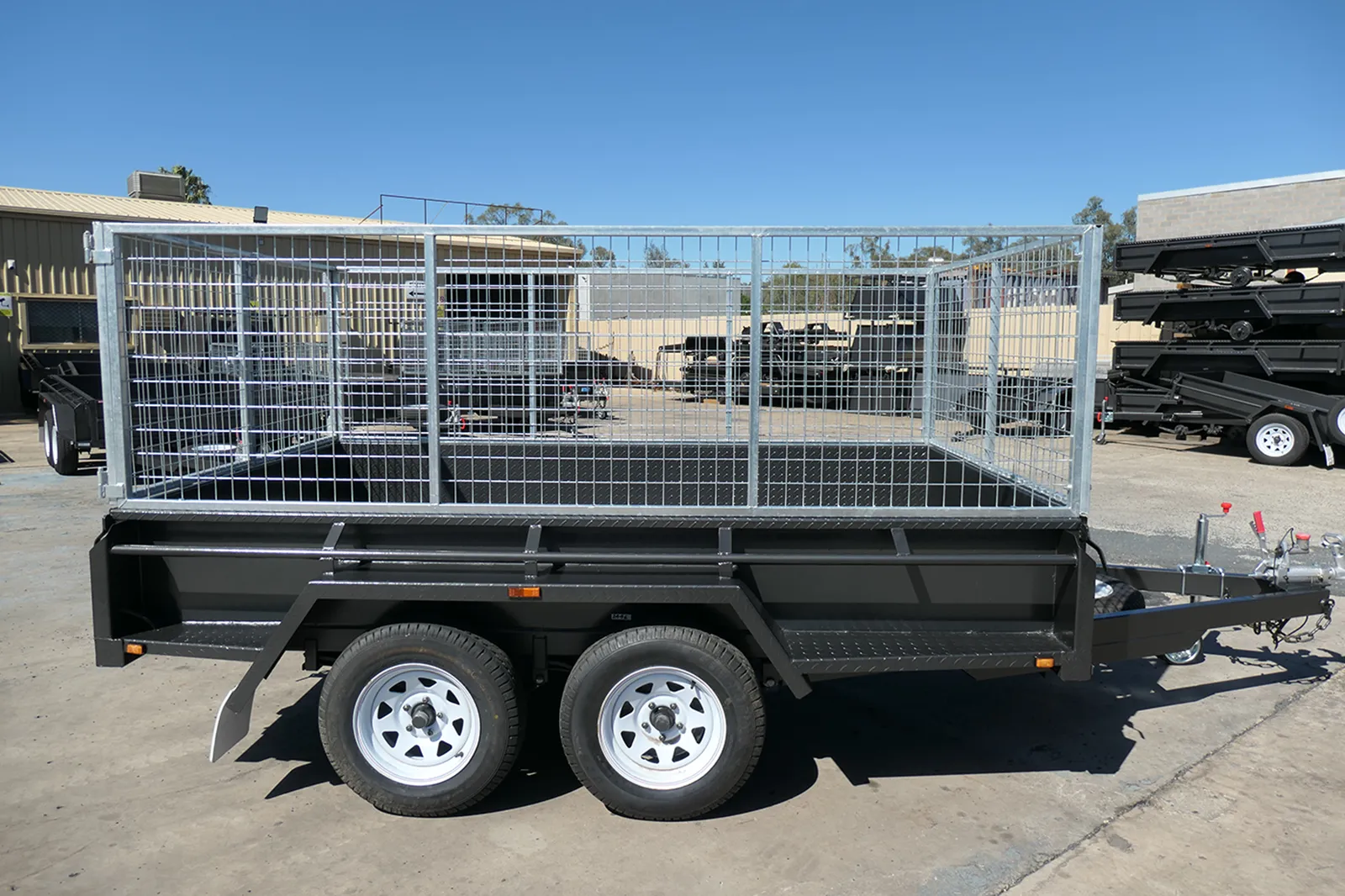 10x5 Cage Trailer Slide Under Ramps Sale Wagga Wagga NSW - 6