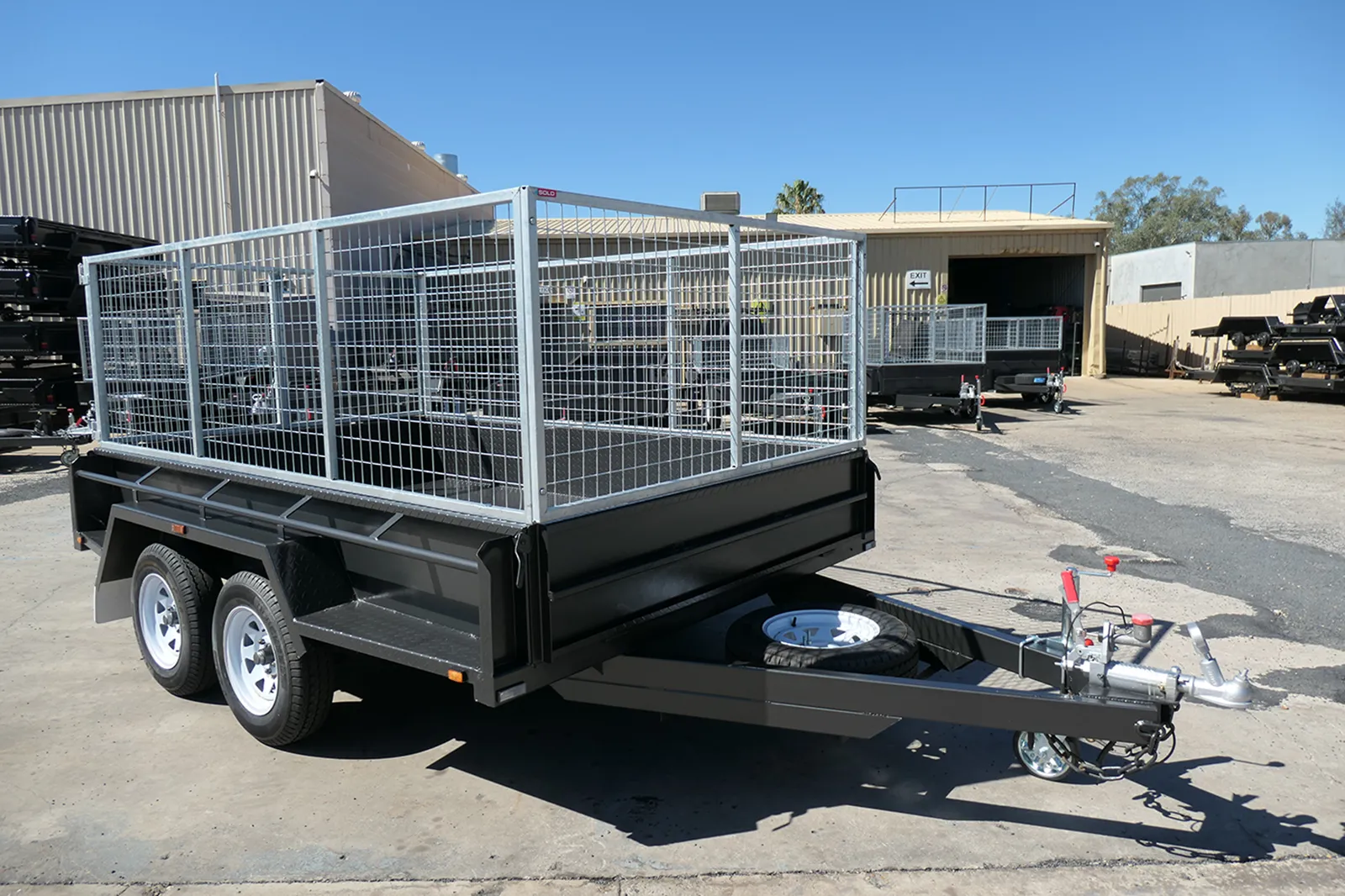 10x5 Cage Trailer Slide Under Ramps Sale Wagga Wagga NSW - 7