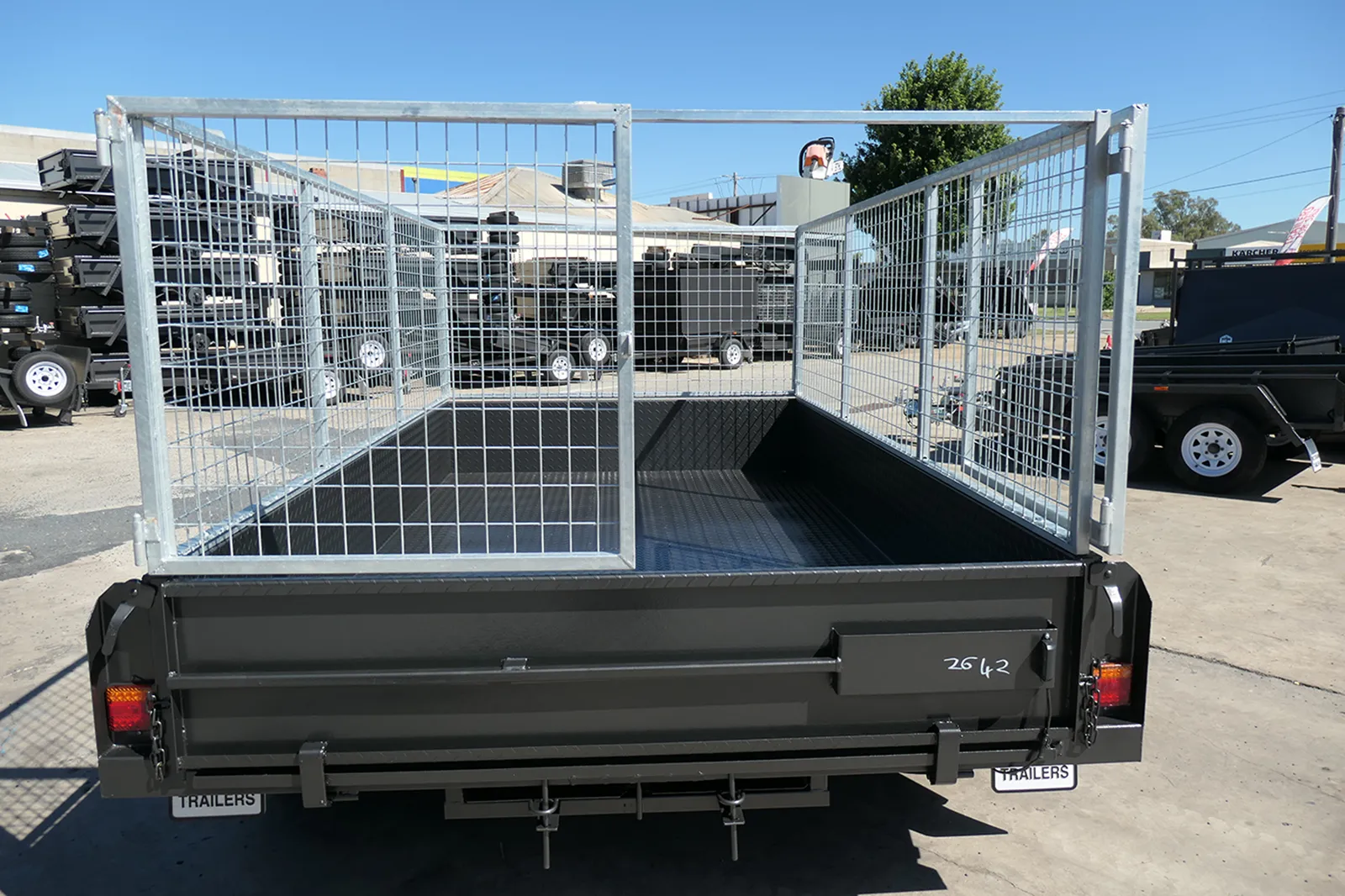 10x5 Cage Trailer Slide Under Ramps Sale Wagga Wagga NSW - 8