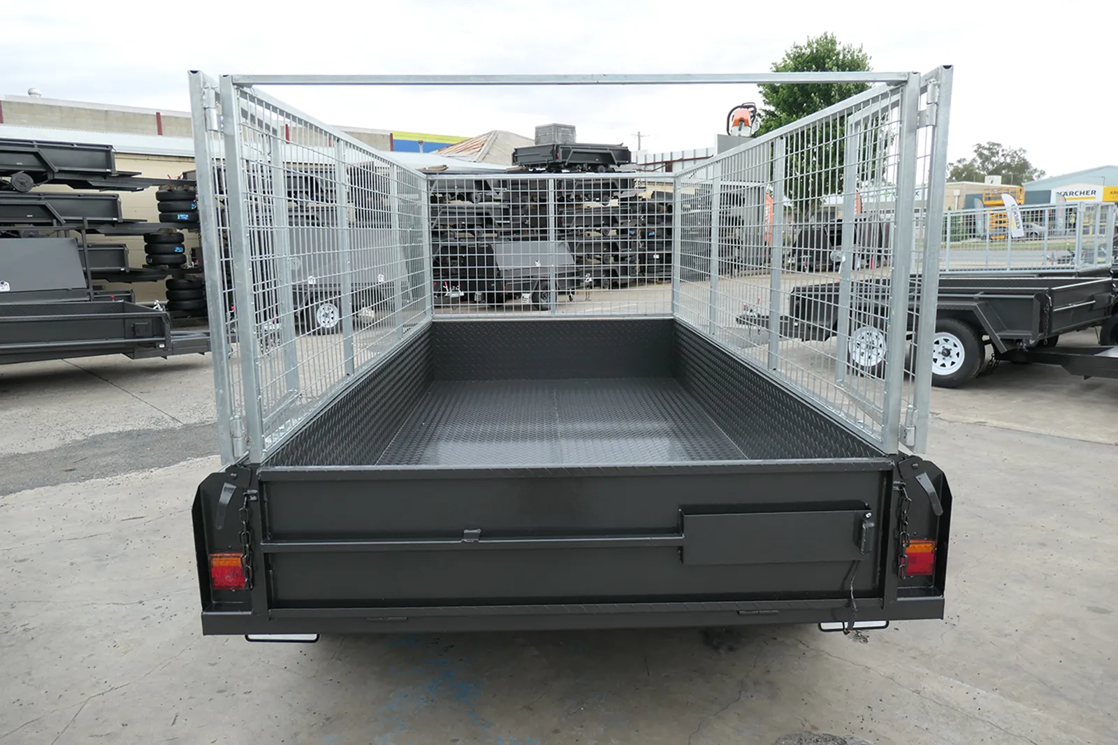 10x5 Heavy Duty Tandem Cage Trailer for Sale Wagga Wagga NSW10