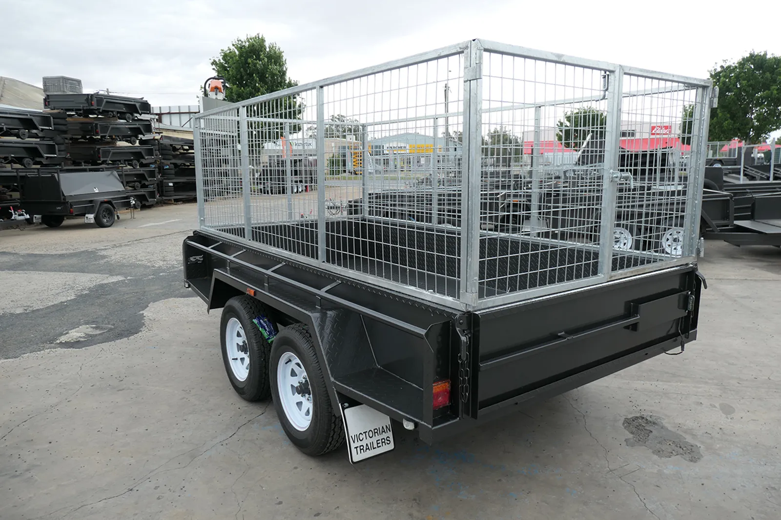 10x5 Heavy Duty Tandem Cage Trailer for Sale Wagga Wagga NSW6